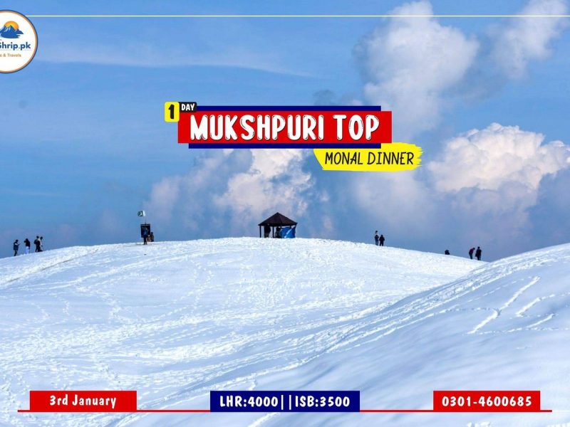 1 Day | Mukshpuri, Nathia Gali & Monal Dinner | Tripshrip.pk